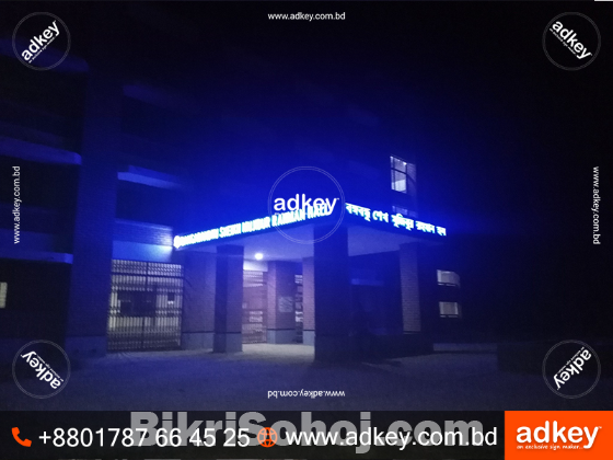 LED Sign Board BD 3D Acrylic High Letter Advertising in BD